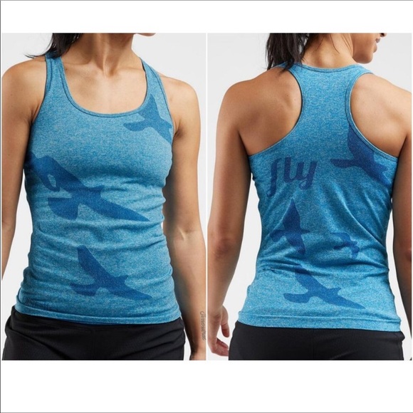 oiselle Tops - Oiselle Flyte Tank in Pacific Blue. Size Small